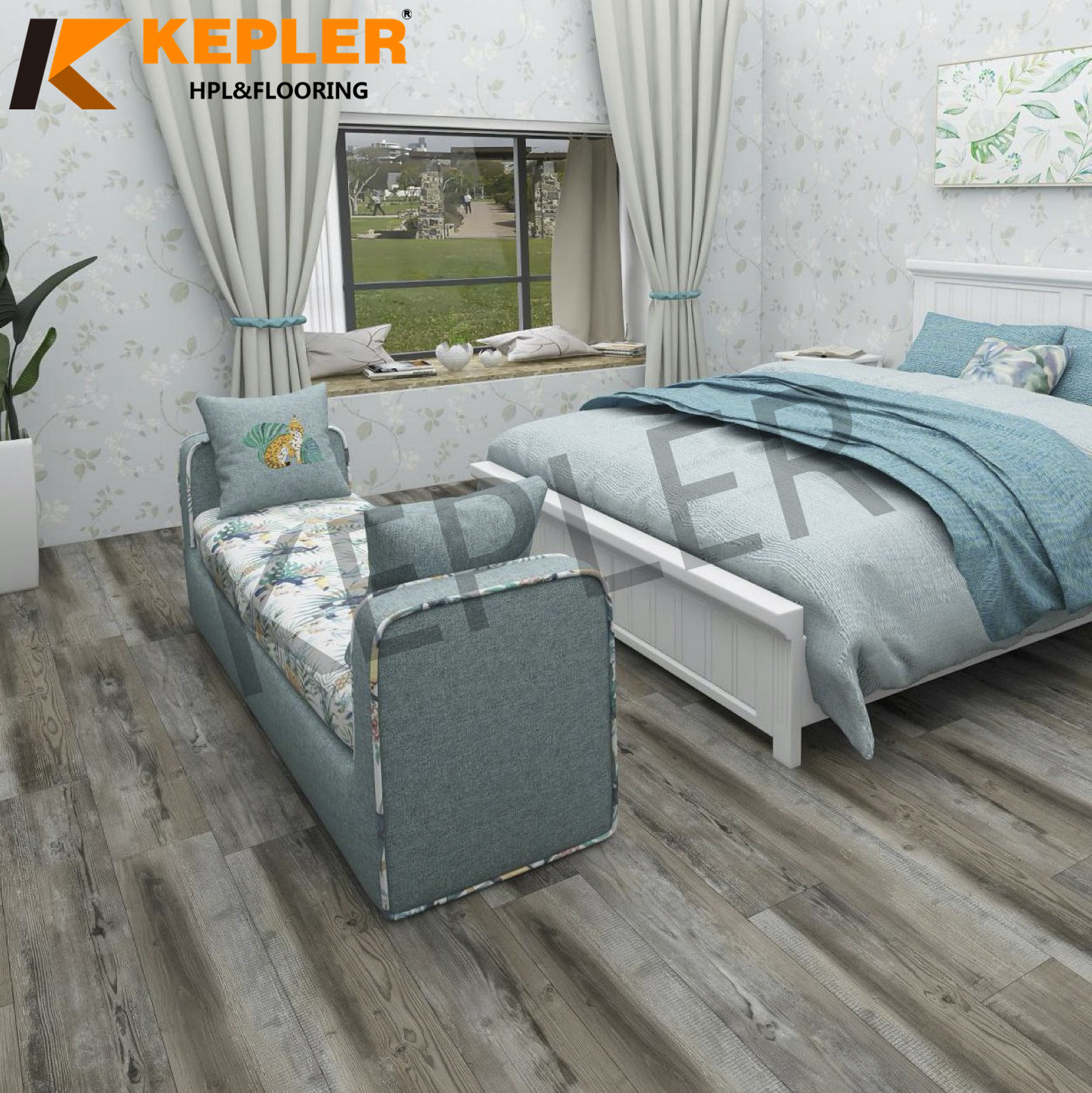 Kepler 1830MM Hybrid RVP Rigid Vinyl Plank SPC Flooring