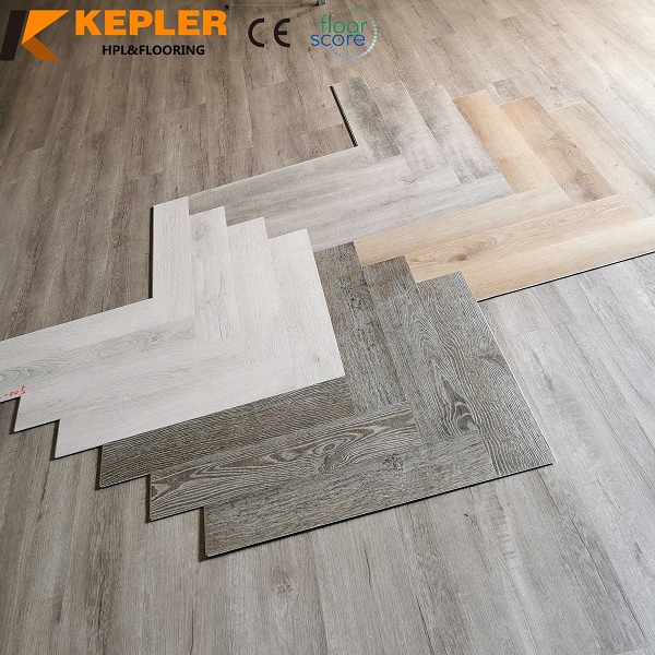 Kepler Handscraped Herringbone Hybrid RVP Rigid Vinyl Plank SPC Flooring