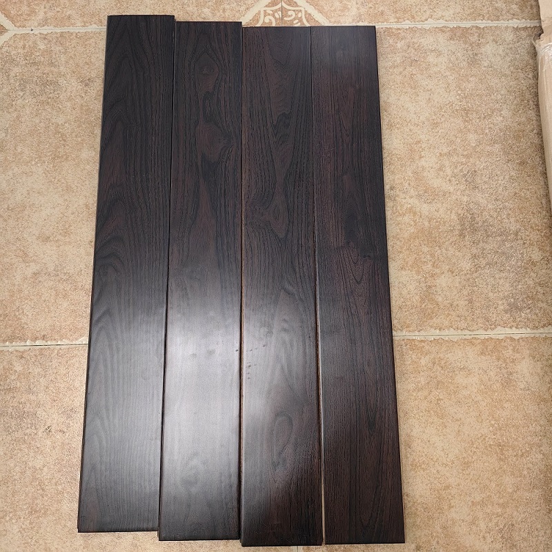 910*125*18mm Asia Walnut Engineered Wooden Flooring Solid Hardwood Plank For Home Office